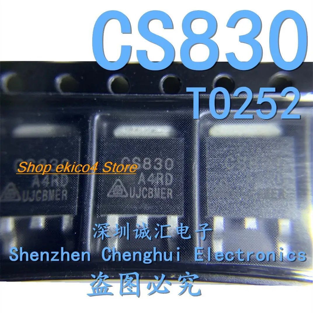 10pieces Original stock  CS830  500V 5A  TO-252 MOS