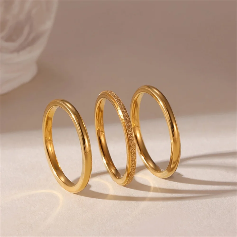 Luxuriöses Edelstahl-CZ-Ringset für Damen, Finger-Accessoire, Schmuck, klassische Mode, Hochzeit, Verlobungsgeschenk – Detail 7