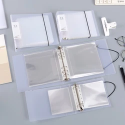 Plastic Square Binder Booklet HD Transparent Square Binder Sleeves 15×15 PhotoCard Binder 10/12/18cm Square Paper File Folder