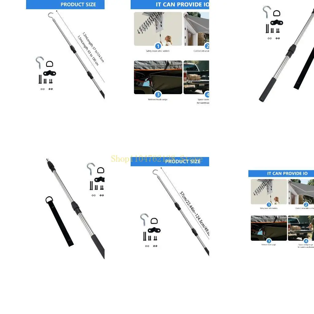 

Выдвижная система шкивов для гаражных ворот, набор инструментов для установки, прочная стальная конструкция для доступа на