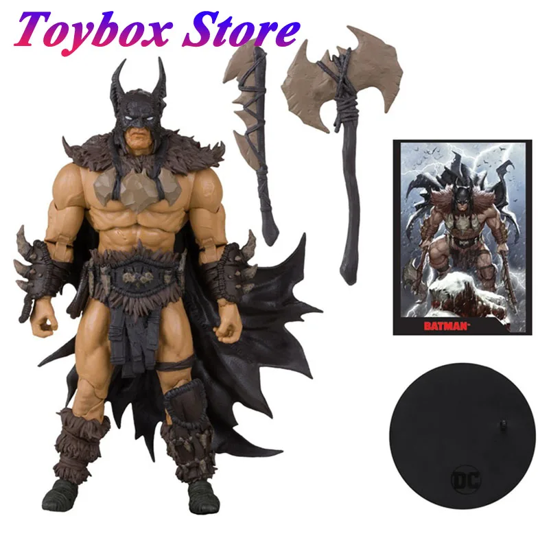 

In Stock McFarlane 1/12 Scale Collectible Barbarian Batman Action Figure Delicate Mini 7inches Full Set Fans Hobby Model Toys