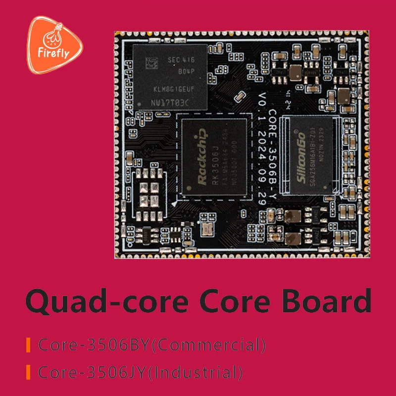 

Core-3506JY Industrial Core Board Stamp Hole Low-power and Low-latency PLC Gateway