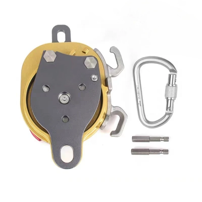 CCD/CCR Aerial Work Drill Drive Eight Rings Ascender Times Force System One-Way Pulley