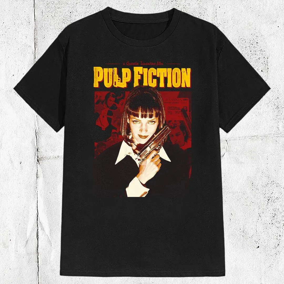 90s Pulp Fiction Movie T-shirt Men's T-shirt Summer New Unisex T-shirt