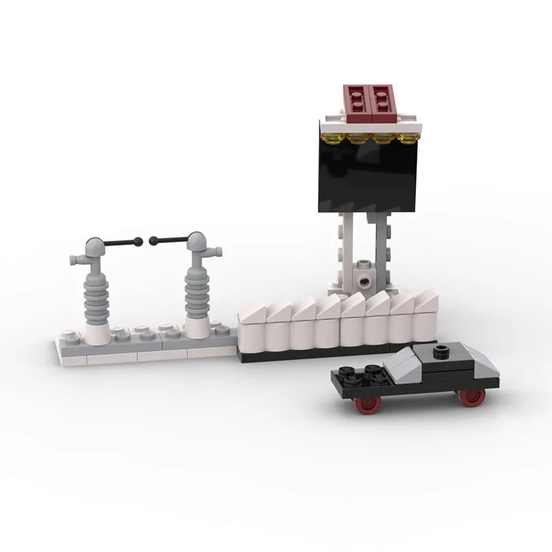

MOC Mini Building Miniature Highway Building Block Model Gift Children Puzzle Collection Bricks Toy