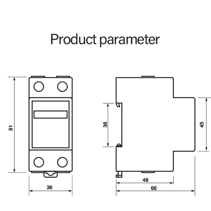 Medidor de energía inteligente monofásico Din Rail Wifi medidor de consumo de energía Kwh para aplicación Smartlife/Tuya Alexa Google Home
