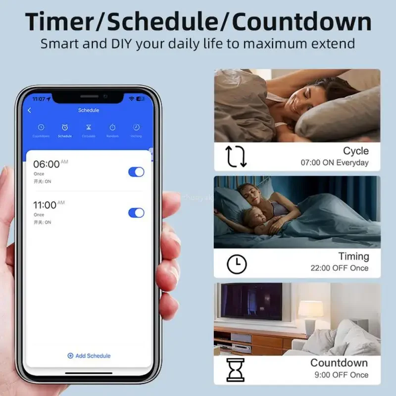 Модуль умного переключателя Smart Tuya Wi-Fi 2/3/4 Gang, 2-стороннее управление, реле автоматизации умного дома, работает с Alexa Google Home