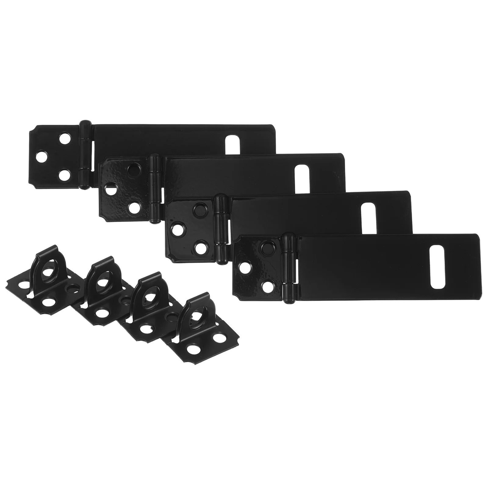 

4Sets Sturdy Metal Barn Door Latch Lock Heavy Duty Cabinet Drawer Security Hardware Quick Install Versatile Use