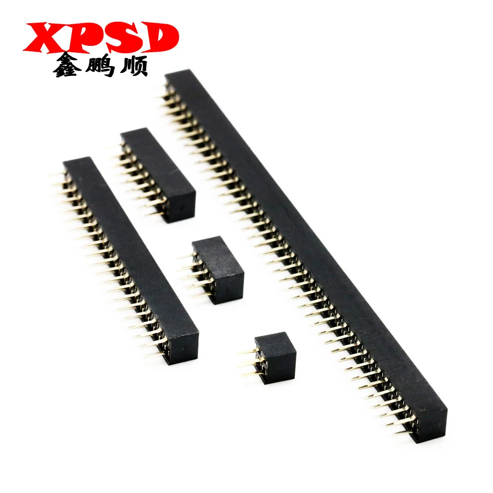 

5PCS Pitch 2.0mm 2*2/3/4/5/6/7/8/9/10/11/12/13/14/15/20/25/40p Pin Double Row Pin Female Header Socket Connector