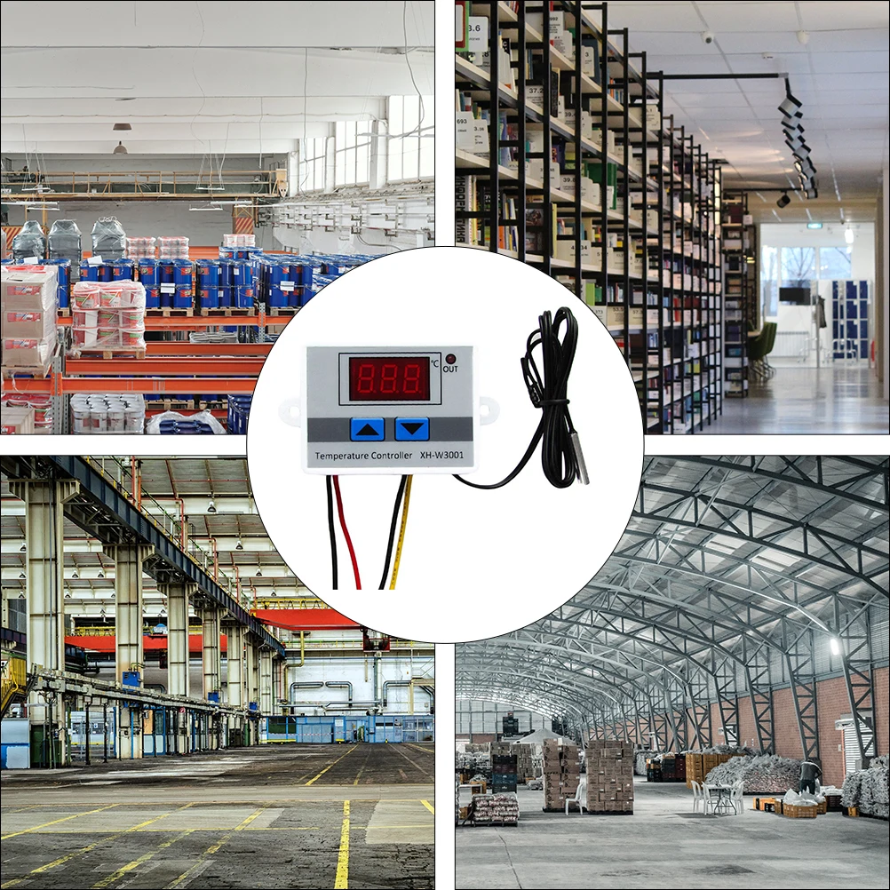 Digital Thermostat 220V Control Programmable Floor White LED Display Backlight Energy Saving Temperature Balance