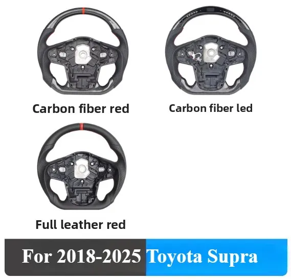 For 2018-2025 Toyota Supra Steering wheel modification high temperature resistance anti slip breathable odorless and comfortable