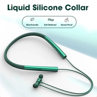 Bluetooth Headphone Wireless Earphone Neckband Waterproof Sport Headphones for  Huawei Nova 9 Pro Oppo A77 (2017) HOTWAV Cyber 9