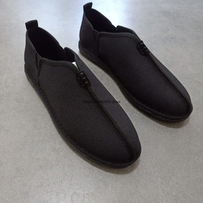 أحذية شاولين البوذية الراهب الكونغ فو فنون الدفاع عن النفس الصينية الجناح تشون التدريب أحذية رياضية للنساء الرجال مخيط يدويا الأحذية الناعمة