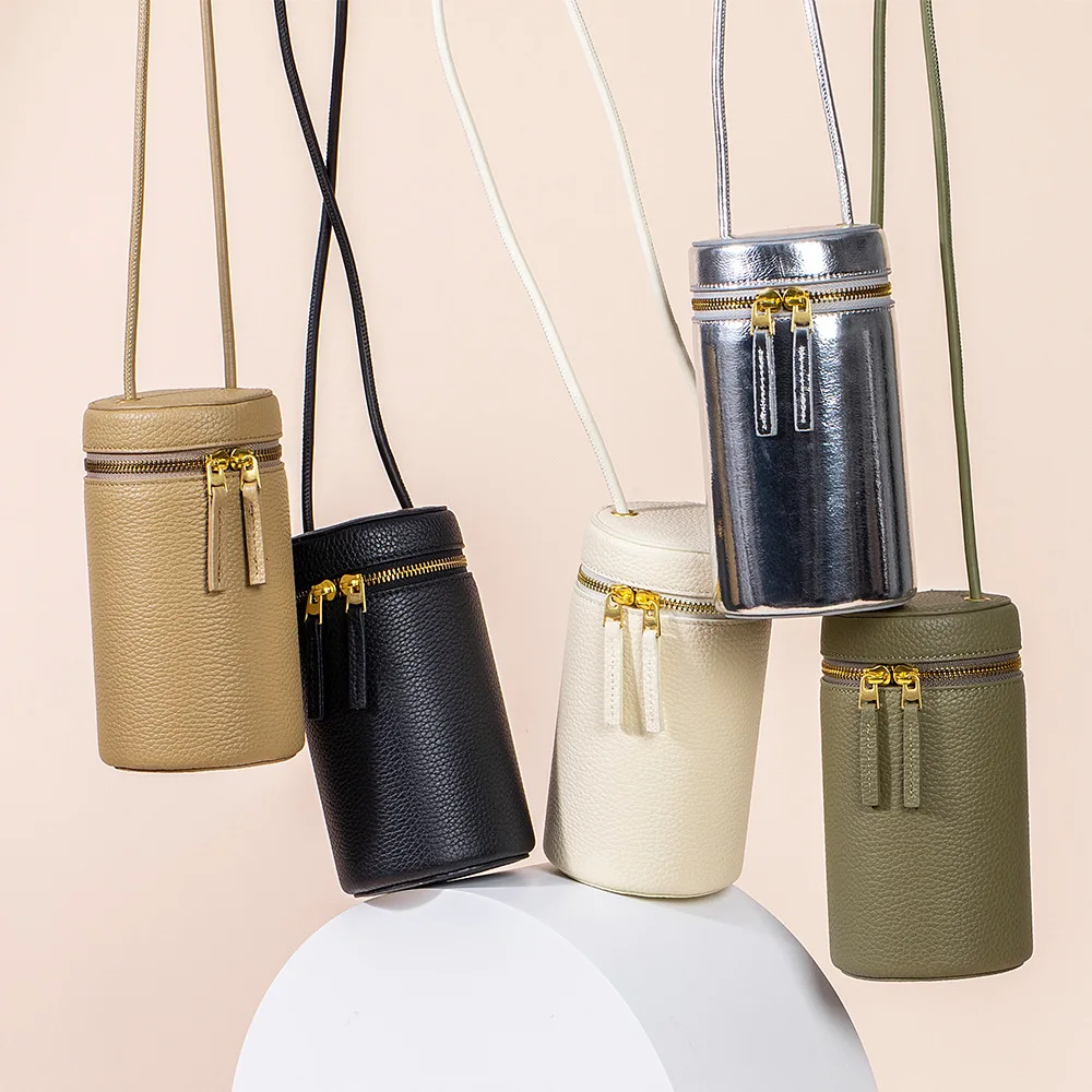 

Новая кожаная женская сумка-коробка в круглой коробке, женская вечерняя сумка, офисная сумка, модный роскошный брендовый кошелек