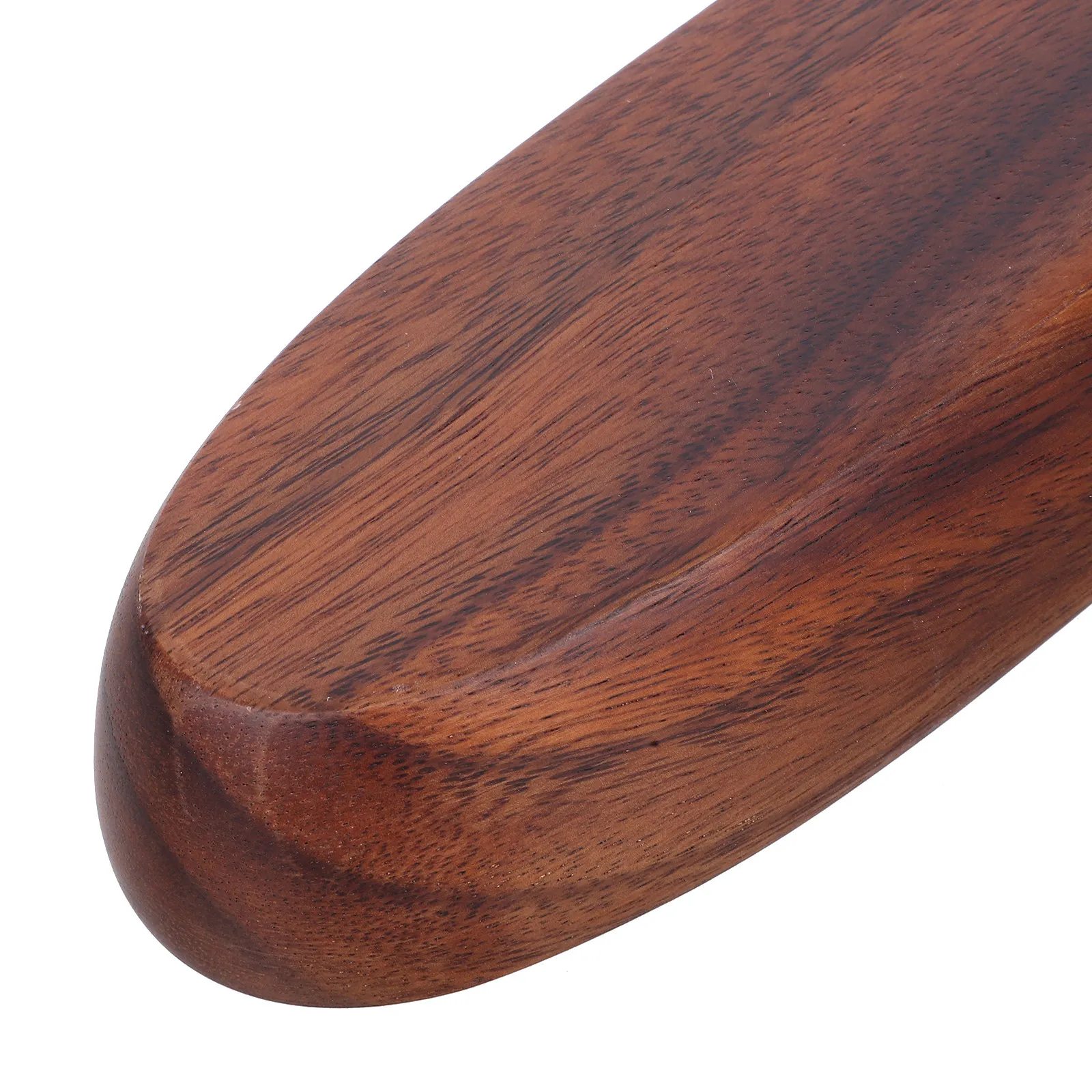 Walnut Wood Boat Shaped Serving Bowl for Salad Fruit Pickles Dessert Snack Vintage Decorative Wooden Tray Elegant Dining Table