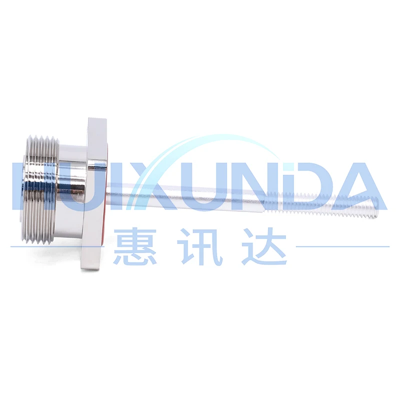 L29-KFD-M6 DIN female seat M6 custom extended thread with waterproof ring four-hole flange fixed connector