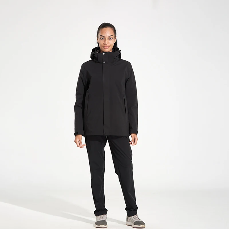 

Women 3 In 1 Casual Down Jacket Outdoor Sports Lightweight Comfortable Outerwear Autumn Winter Warm Inner Lining Down Coat