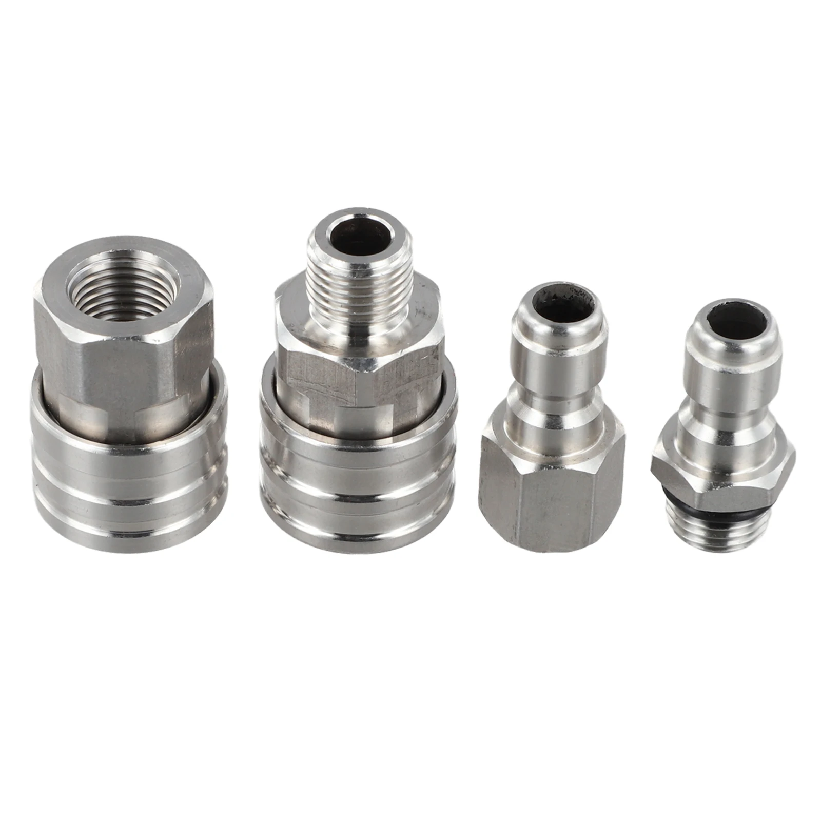 

4 шт. 1/4 "NPT проводной адаптер для мойки высокого давления, 2 точки, комплект быстрого разъема, адаптеры для мойки высокого давления, садовые инструменты