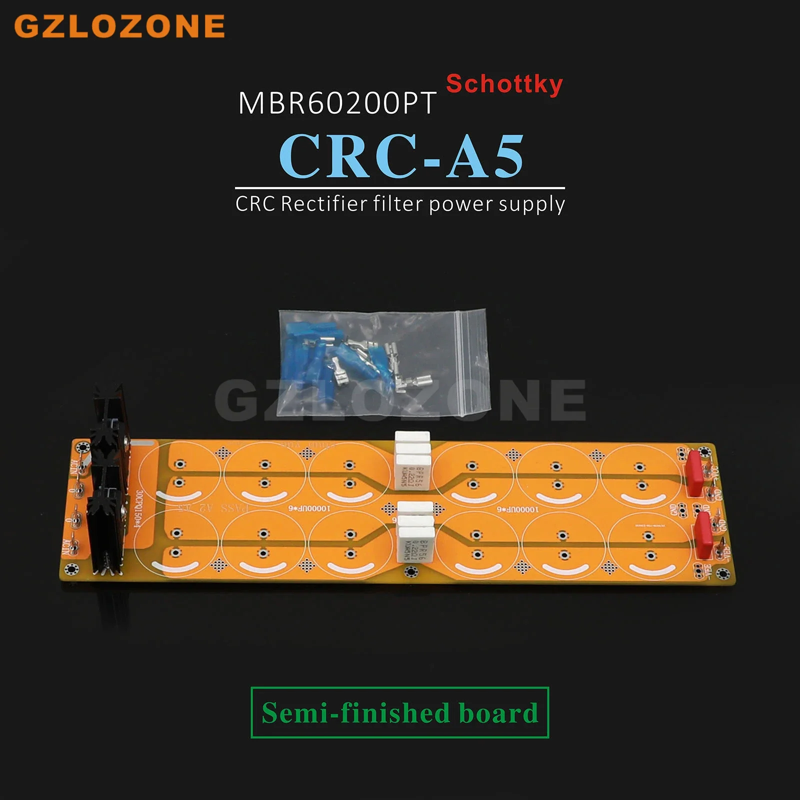 

CRC-A5 HIFI Pure Class A Amplifier Schottky CRC Rectifier Filter Power Supply DIY Kit/Semi-finished Board For PASS A3/A5