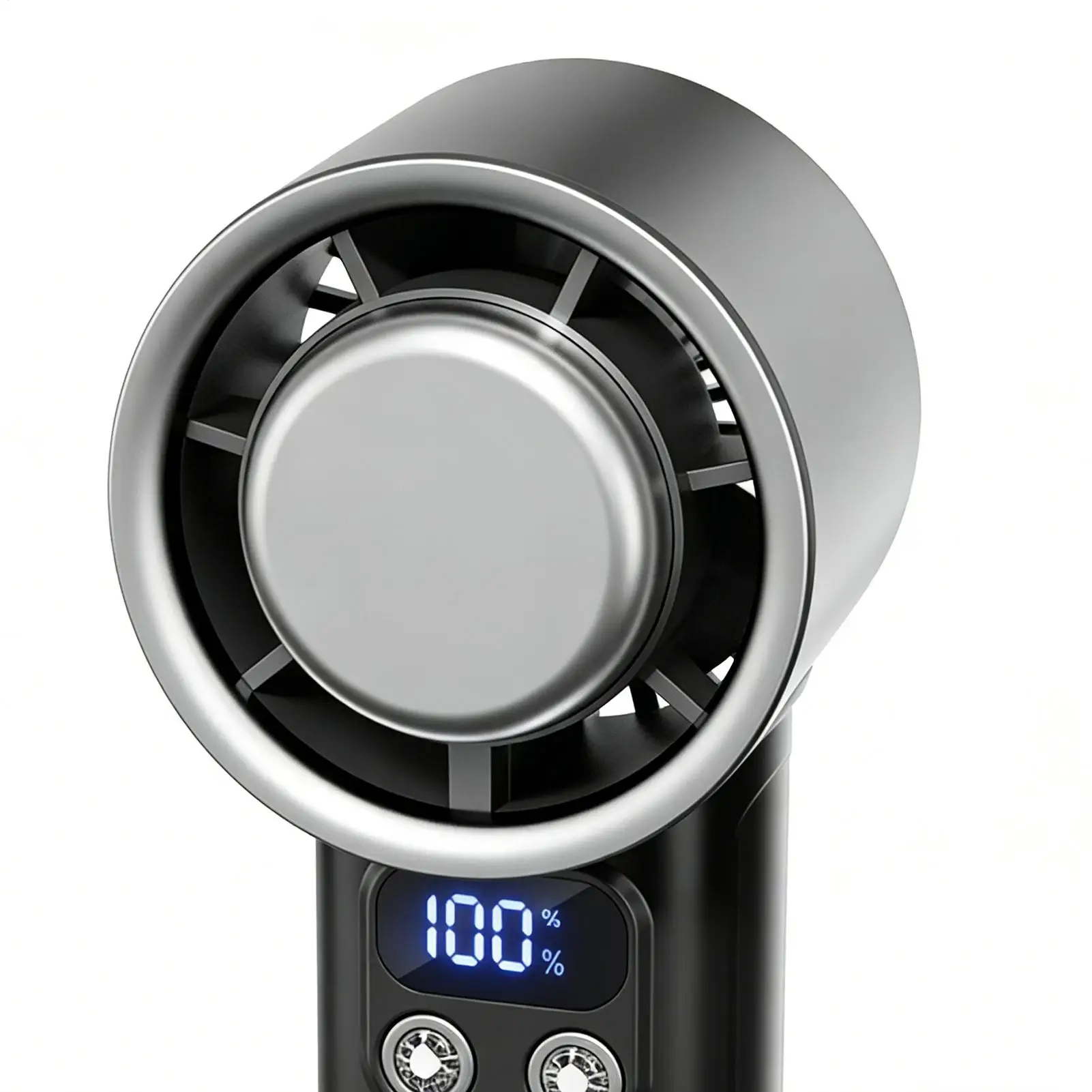 

Portable Handheld Fan 100 Speed Rechargeable Cooling Gadgets With Digital Display 4000mAh Handheld Mini Fan For Travel Vacation