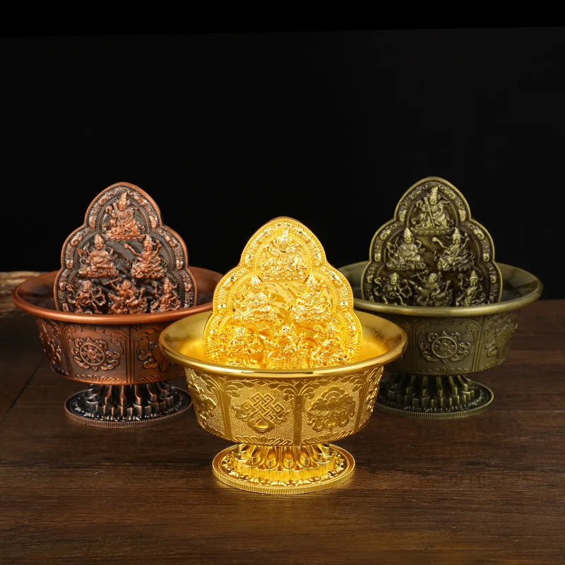 Liulu Water God of Wealth Alloy Living Room Decoration Buddha Ornament Three Color Buddha Ornament Home Furnishings