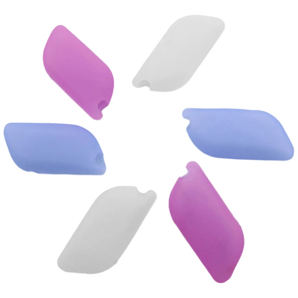 6 Pcs Silicone Toothbrush Universal Caps Dust Covers for Cases Travel Protective Toothbrushes