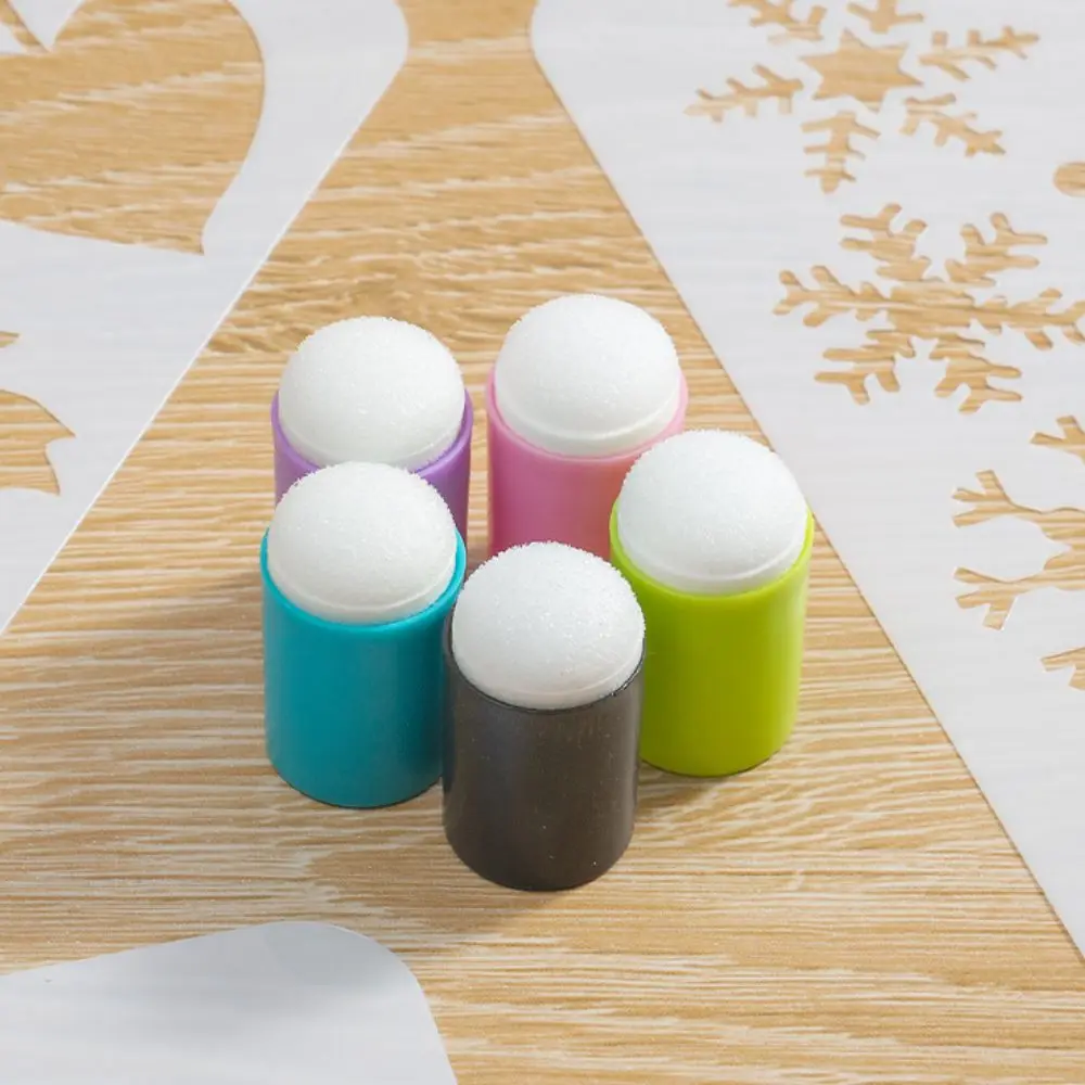 

40PCS/set Multicolour Finger Daubers Sponge Material Inking Staining Finger Sponge Daubers DIY Small Size Small Sponge Daubers