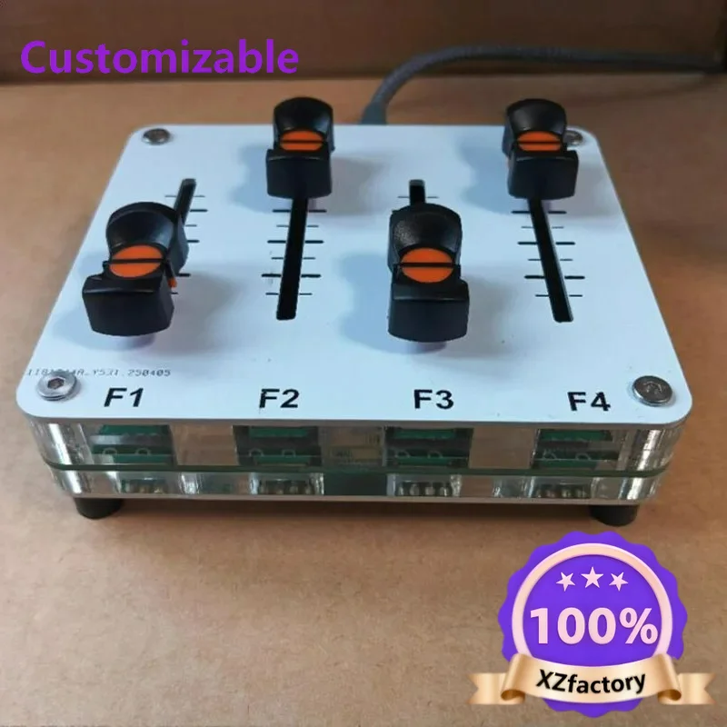 Factory Direct 2026 Top 4-channel MIDI push rod 42mm Fader custom CC information USB interface music host software controller