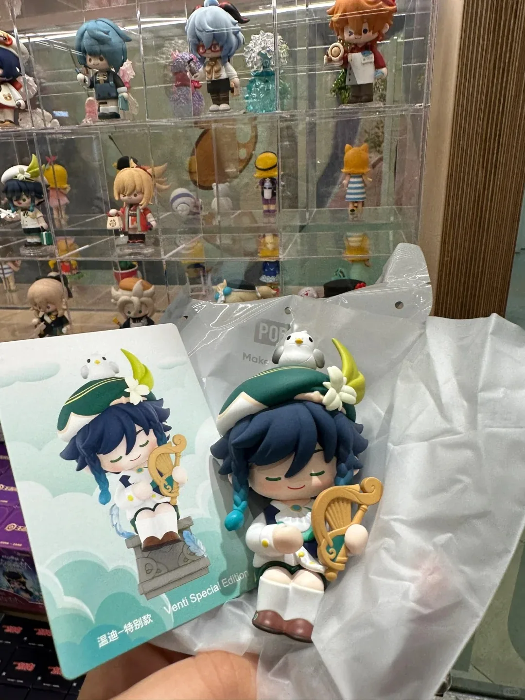 오리지널 팝마트 원신 임팩트 드레스업 드림 테마 치비 시리즈 블라인드 박스 미스터리 박스 인형 귀여운 애니메이션 피규어 크리스마스 선물