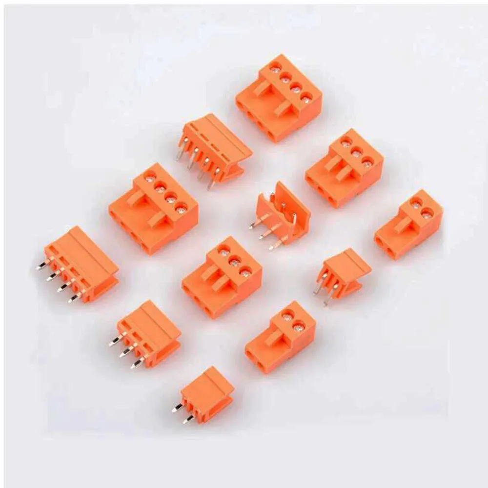 5sets KF/MG HT3.96 3.96mm PCB Screw Terminal Block Connector PLUG PIN HEADER SOCKET Right Angle 2/3/4P