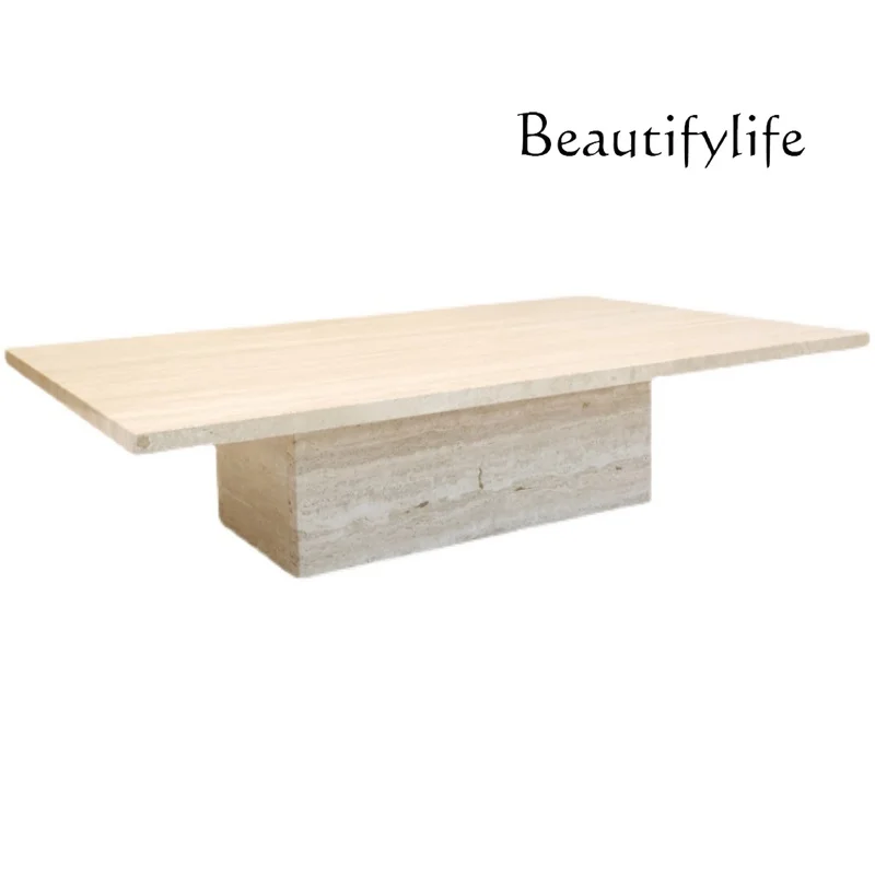 Nordic designer high-end coffee table creative rectangular hotel high-end coffee table