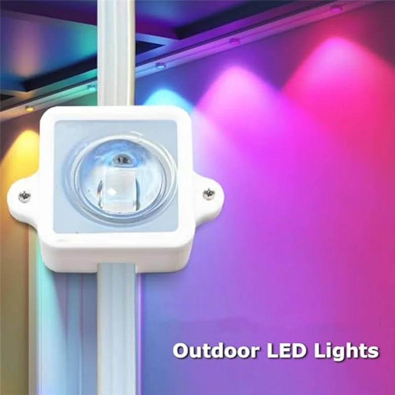 HGFLE-72 pezzi clip luminose per luci esterne Govee, staffe di montaggio per Govee (versione non Pro H705) estensione luci LED per esterni