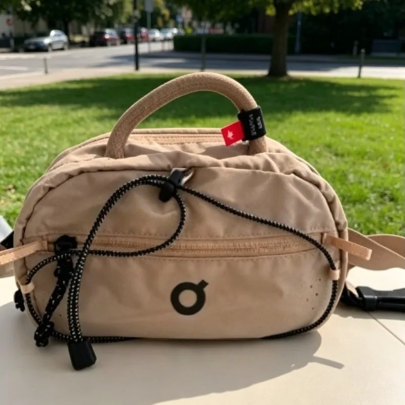 

Trendy Nylon Small Square Bag for Men and Women Outdoor Cycling Lightweight Sports Shoulder Bag Versatile Commuter Handbag