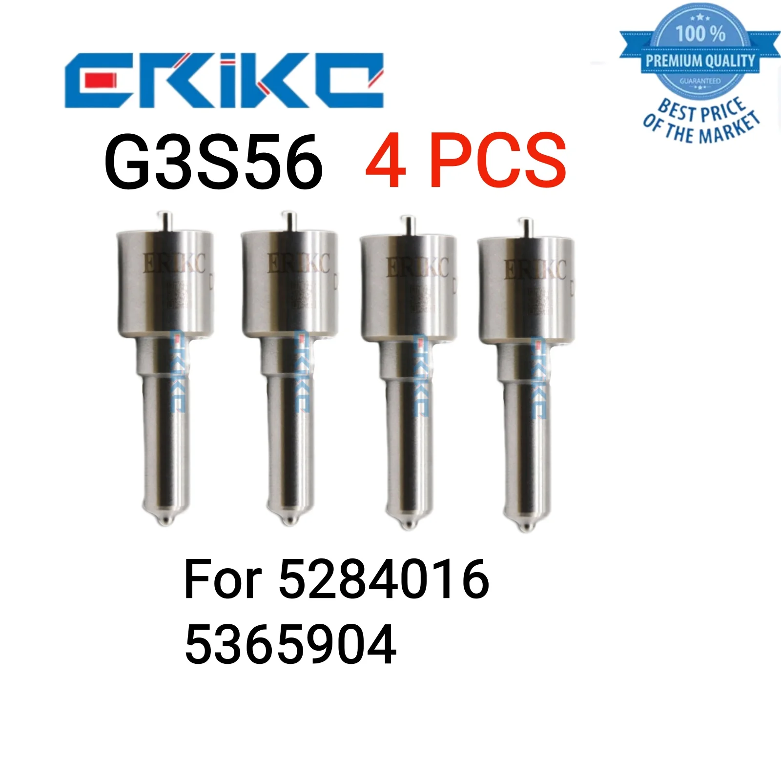 

4 PCS G3S56 Original Injector Nozzle Common Rail Nozzle Full Jet Nozzle for 5284016 5365904