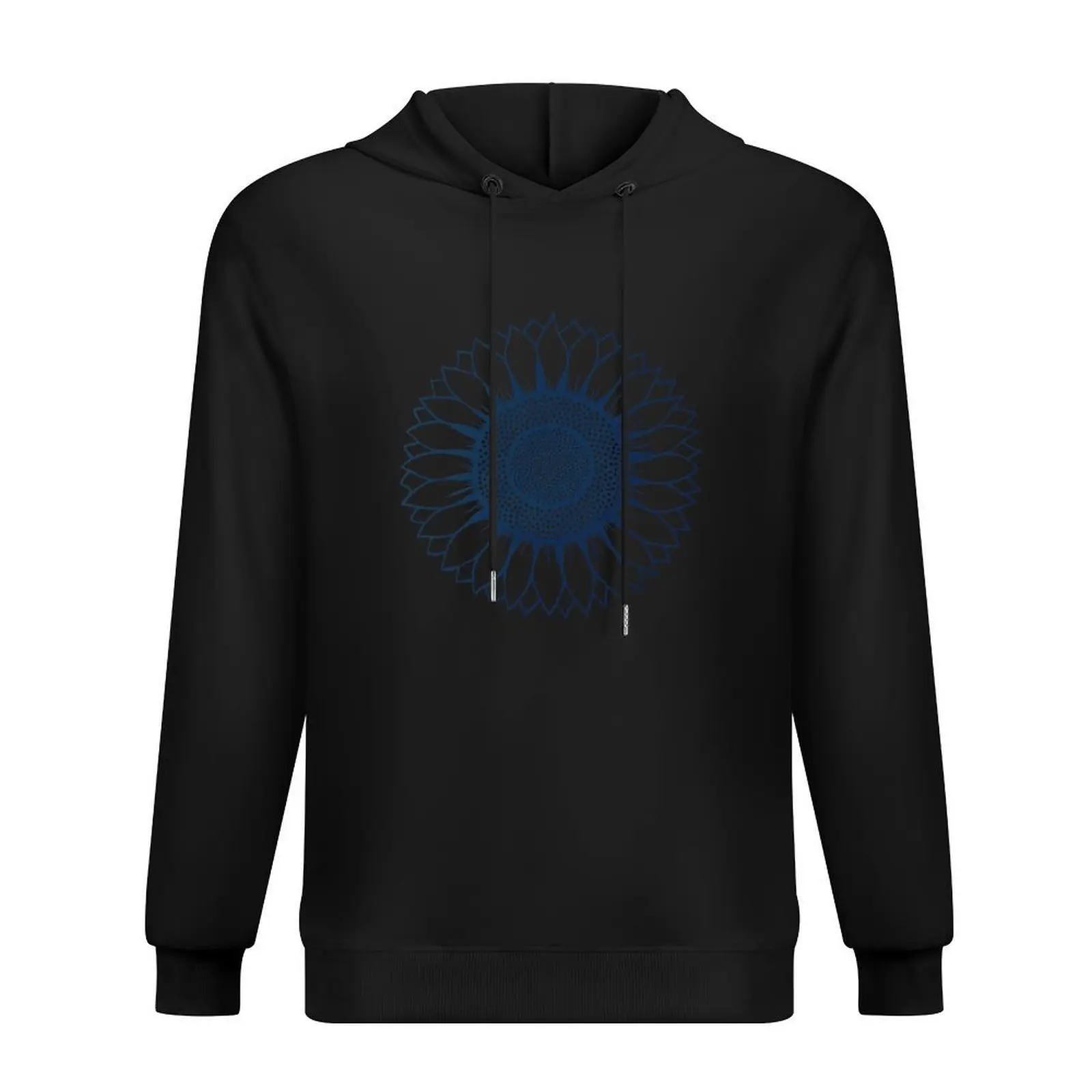 Blue Sunflower Hoodie korean style clothes korean clothes mens clothing mens designer clothes hoodie graphic