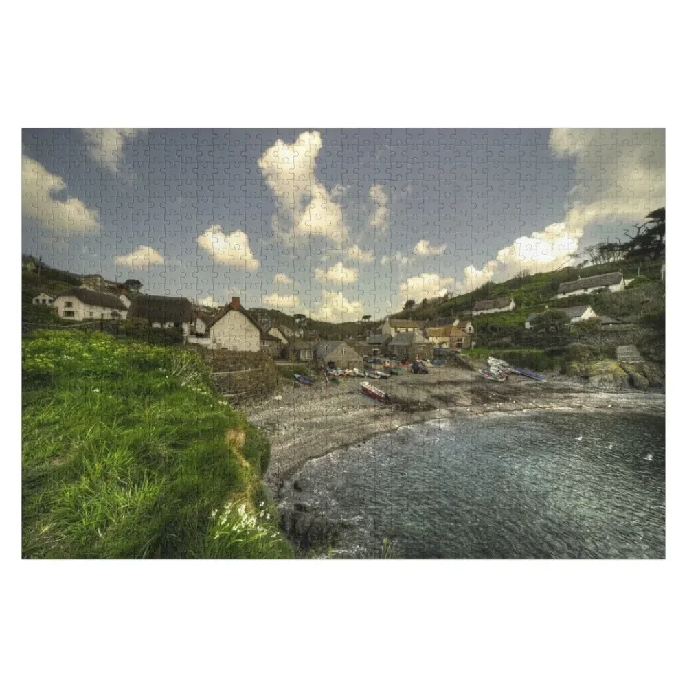 

Cadgwith Cove Vista Jigsaw Puzzle Wooden Compositions For Children Custom Child Gift Wooden Decor Paintings Wooden Adults Puzzle