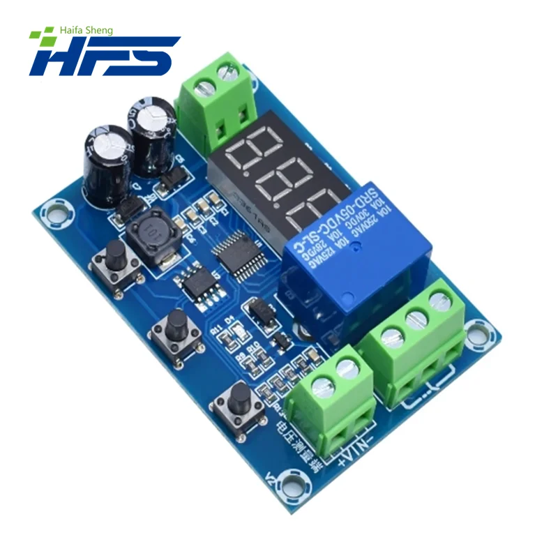 XH-M608 Battery Charge Discharge Module DC6-40V Integrated Voltmeter Undervoltage Overvoltage Protection Timing Discharge Board