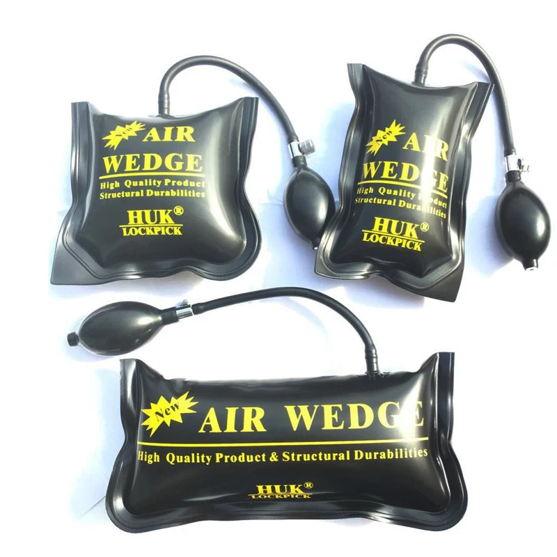 

HUK Locksmiths Tools Pump Wedge Air Wedge Auto Entry Tool Airbag Open Car Door Window Lock Repair Cushioned Shim Hand Tool