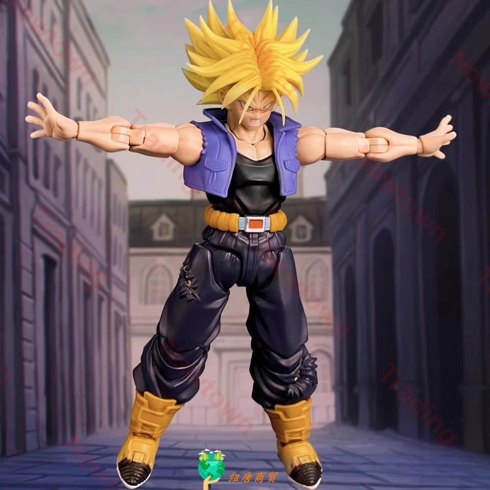 

Demoniacal Fit Dragon Ball Z SHF Super Saiyan Trunks The Boy From The Future Son of Tomorrow Action Figure Model Toy Customized