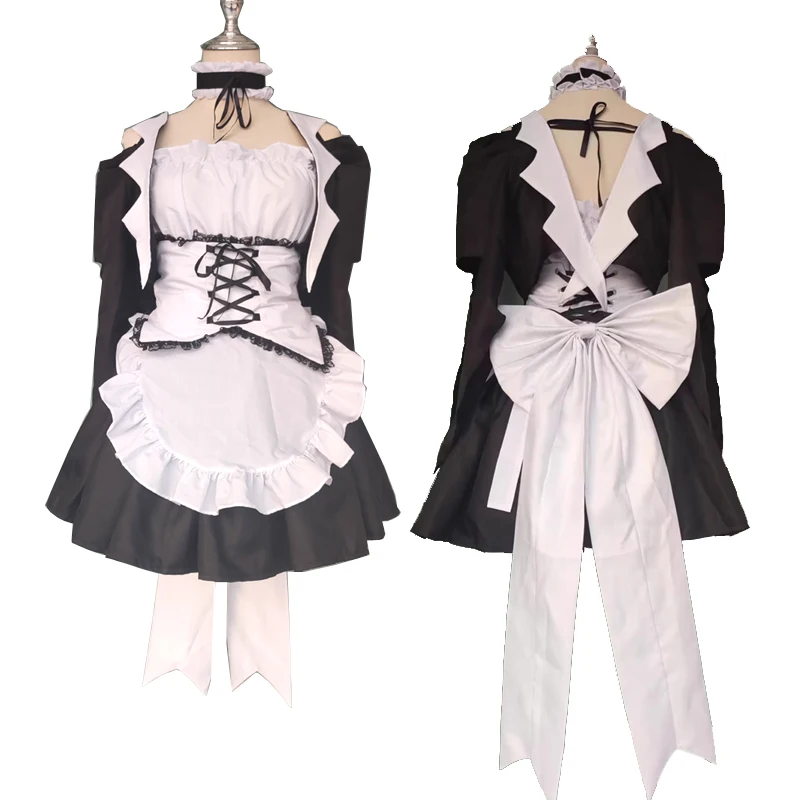 

XXOO Sexy Kaichou Wa Maid Sama Maid Outfit Uniform Ayuzawa Misaki Cosplay Costume For Women Lolita Dress Anime Halloween Custom