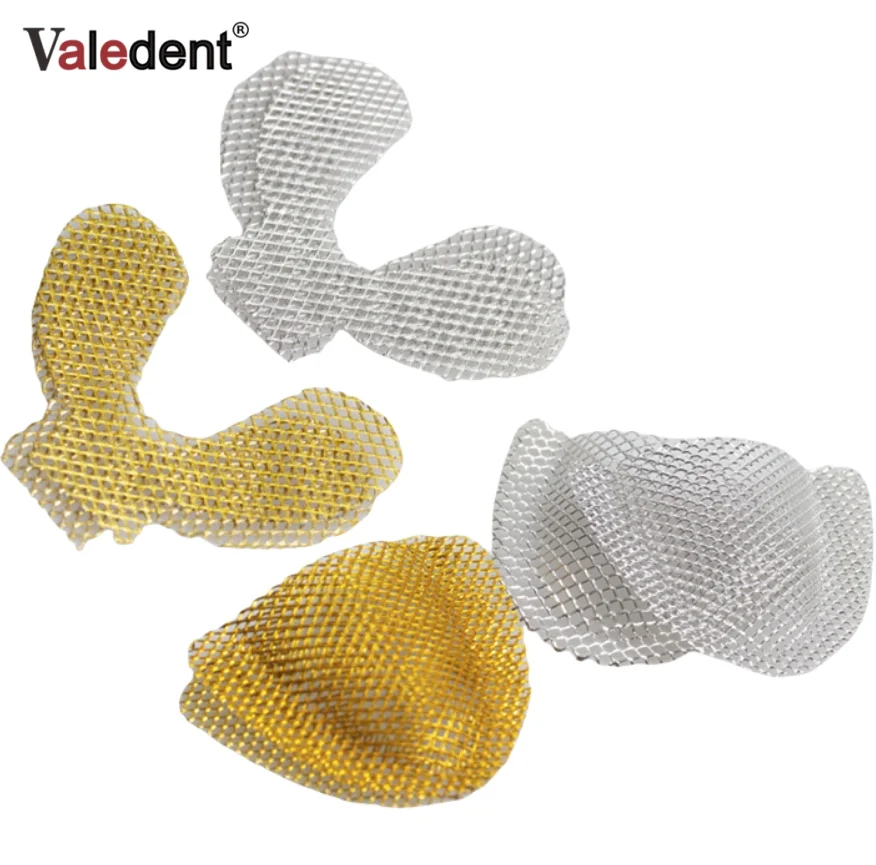 

30Pcs Denture Reinforcement Mesh Palatal Retention Dental Impression Metal Net Trays Denture Lab Materials