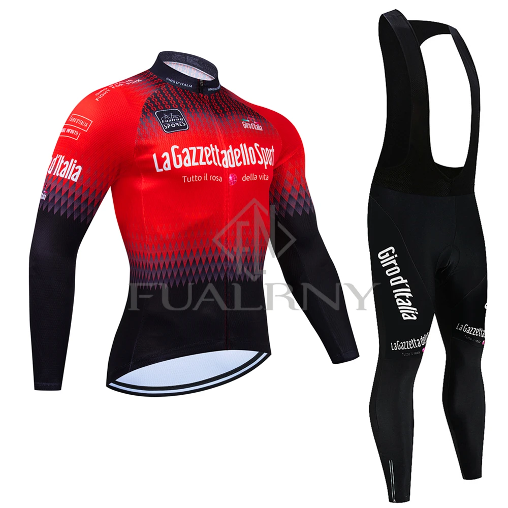 

2025 Spring Autumn Long Sleeve Cycling Jersey Set Anti-UV Cycling Clothing Bike Ciclismo Mtb Ropa Hombre Quick-Dry Cycling Sets