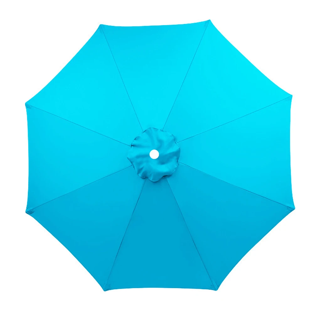 9ft Patio Umbrella Replacement Canopy For 8 Ribs Outdoor Umbrella Canopy Waterproof UV-Protective Umbrella Top Without Stand