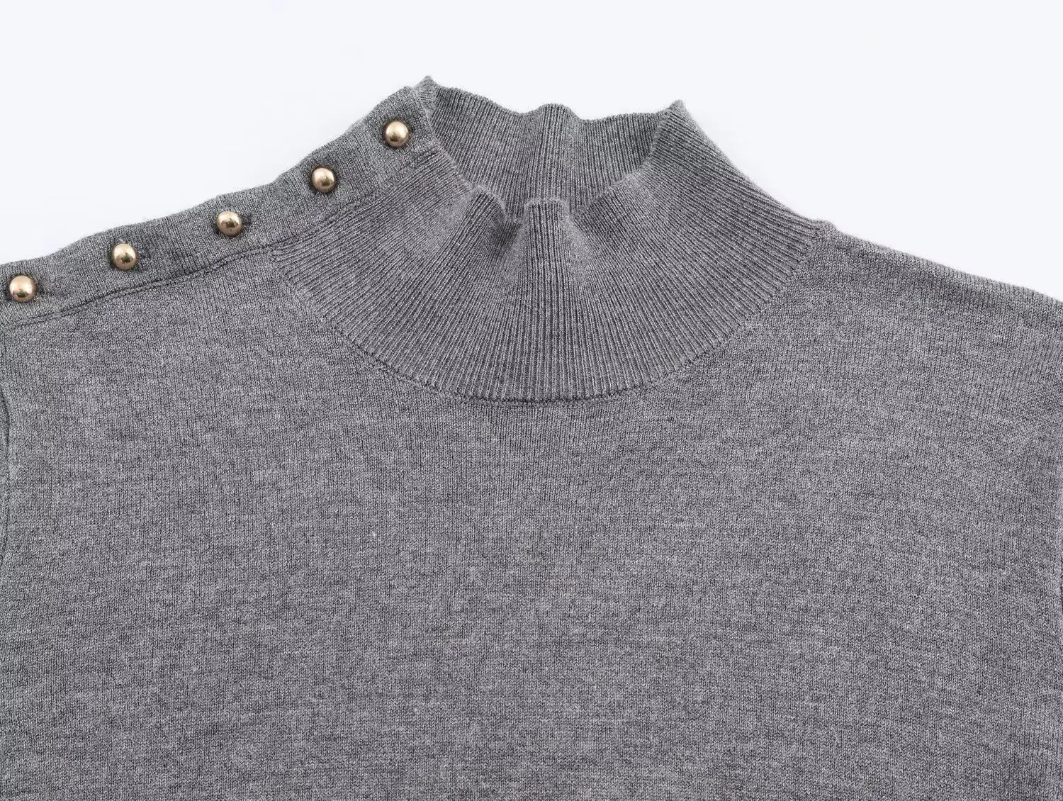 

Dave&Di British Minimalist And Elegant Base Knitwear Sweater Women Tops Single Breasted Pullover Women's Sweater Knitwear Woman