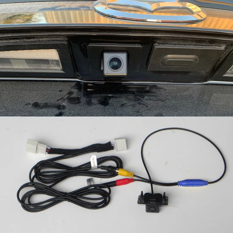 6V Rearview Reverse Camera For Mazda 3 Axela Mazda3 Sedan BM BN 2014~2018 Compatible Original Screen Nondestructive installation