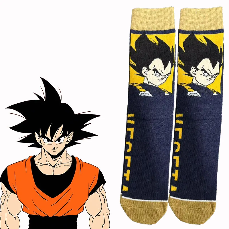 1/8 Pairs Seven Dragon Ball Trendy Knitted Breathable Knee-High Socks Unisex