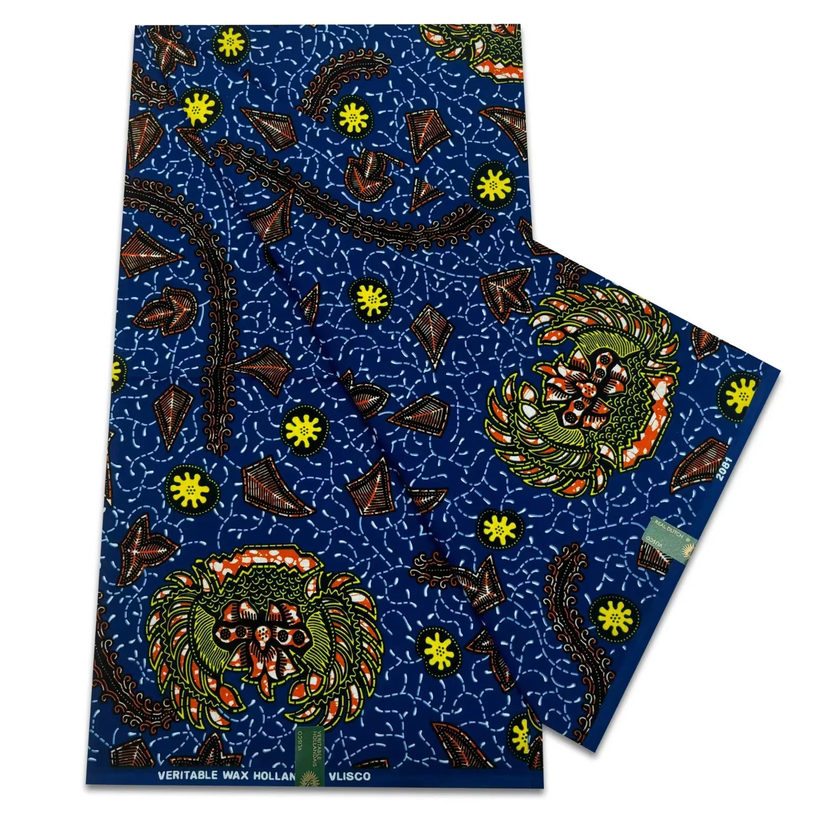 Veritable African Print Batik Cloth Dutch 100%cotton Quality Nigerian Style Real Ankara Wax Fabric for Dress Sewing Pagne 6yards