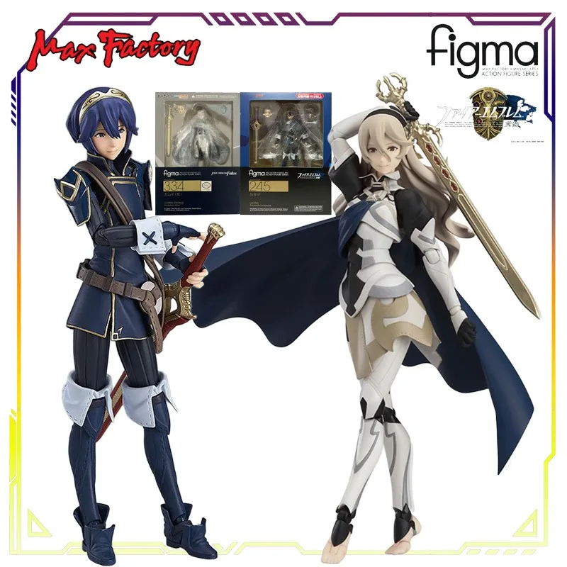 Max Factory Original Figma Fire Emblem Serie 245 Luchina 334 Kamui Anime Action Figur Modell Spielzeug Ornamente Geschenke für Jungen