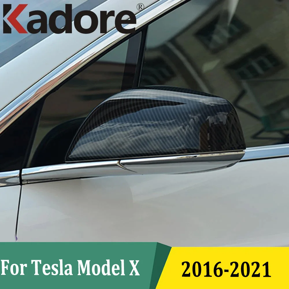 

Наклейка для бокового зеркала заднего вида Tesla Model X 2016-2019 2020 2021 ABS из углеродного волокна