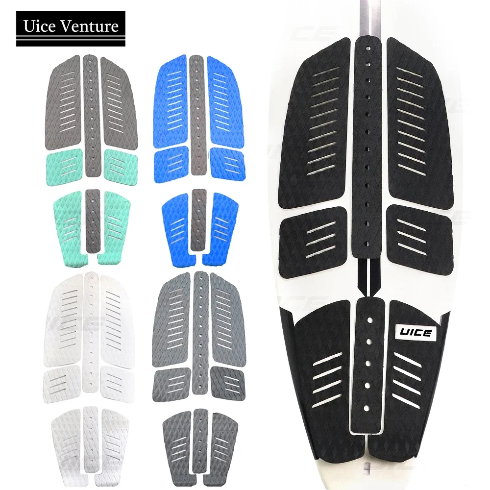 

Grip Surf 8pcs EVA Deck Pad Surfboard Traction Pad 3M Back Glue Deck Grip For Surf Longboard Stand Up Paddle Board Traction Pad